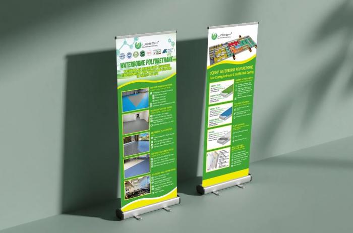 上海易拉寶設計制作一體化｜品牌 VI 適配 免費改稿至滿意